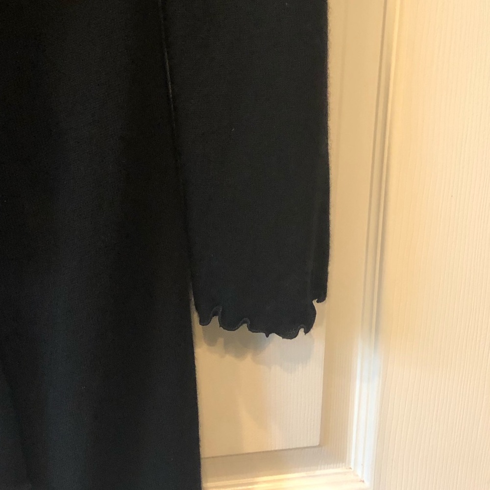 Aqua Cashmere Ruffled Duster Final Sale - Picture 7 of 12